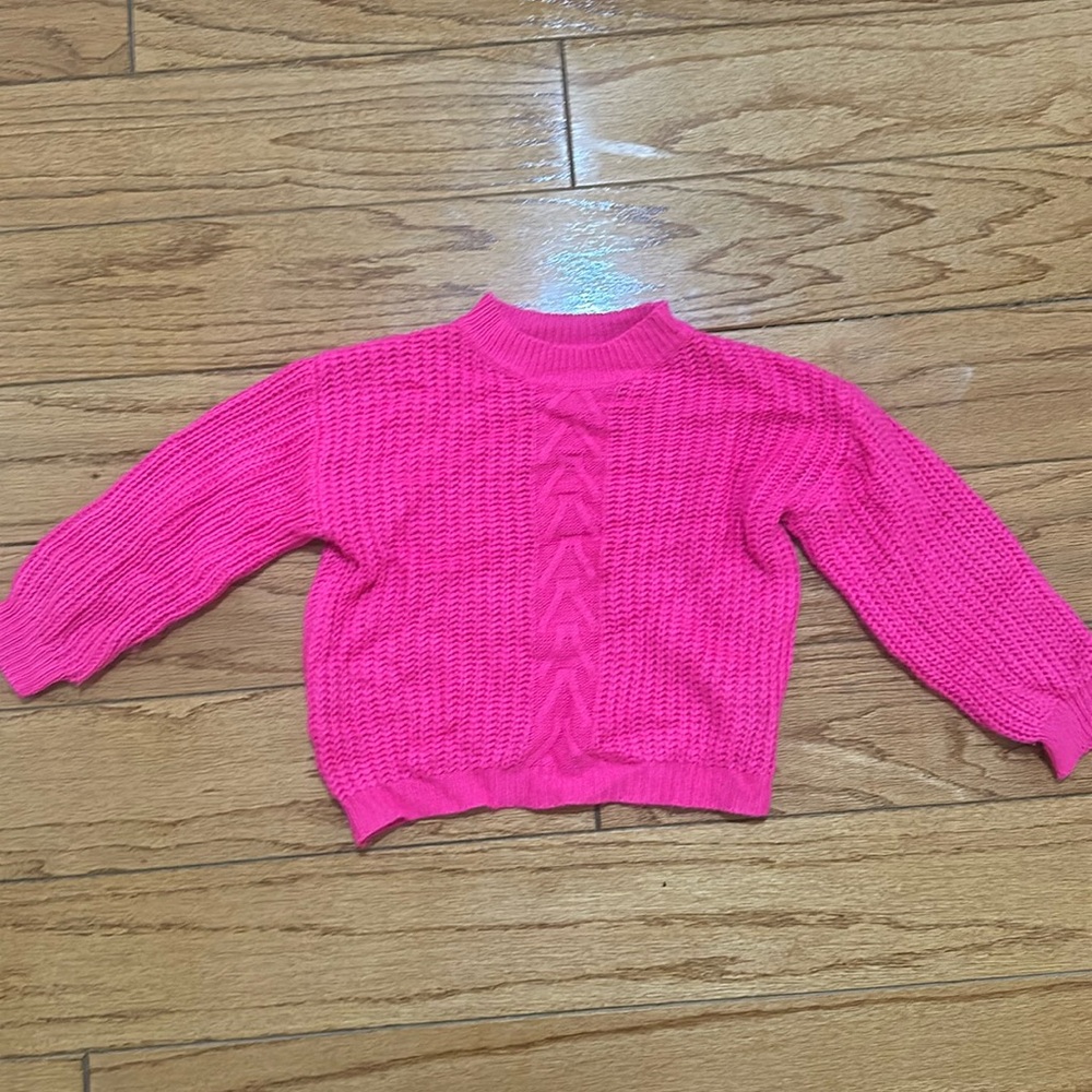 Pink sweater for girls